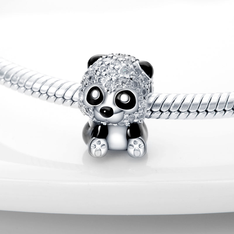 Charm panda en argent - Korell charms