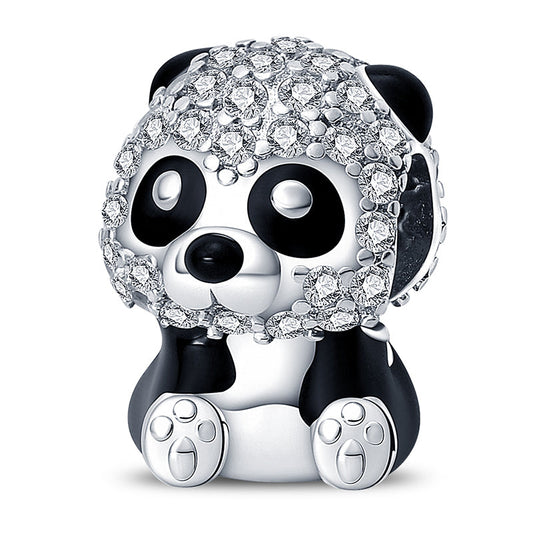 Charm panda en argent - Korell charms