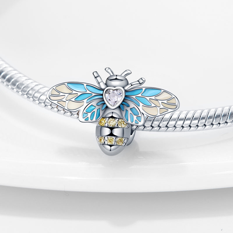 Charm abeille en argent - Korell charms