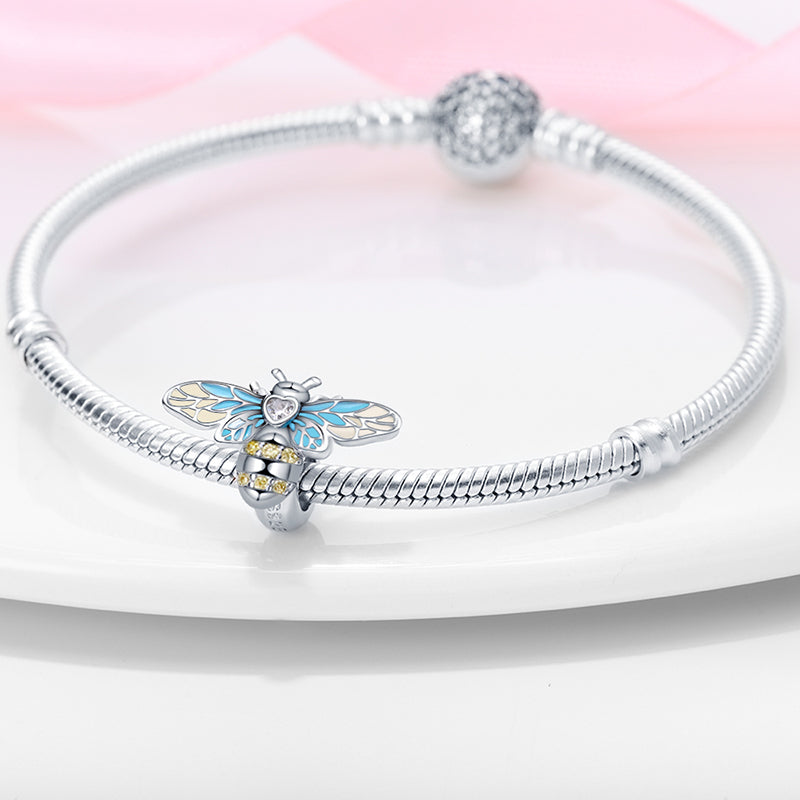 Charm abeille en argent - Korell charms