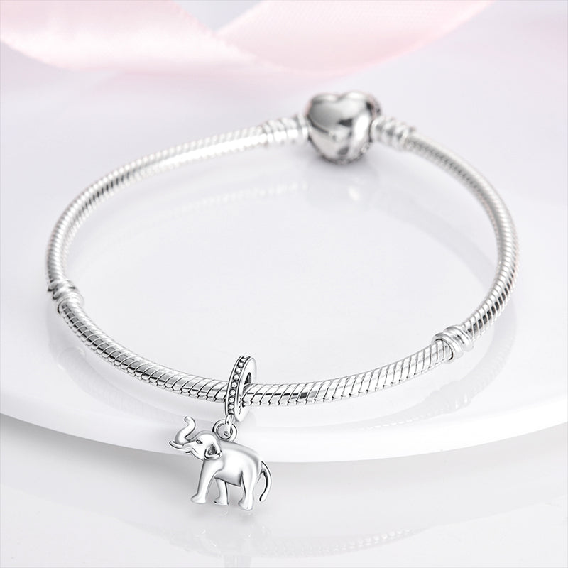 Charm pendentif éléphant en argent - Korell charms