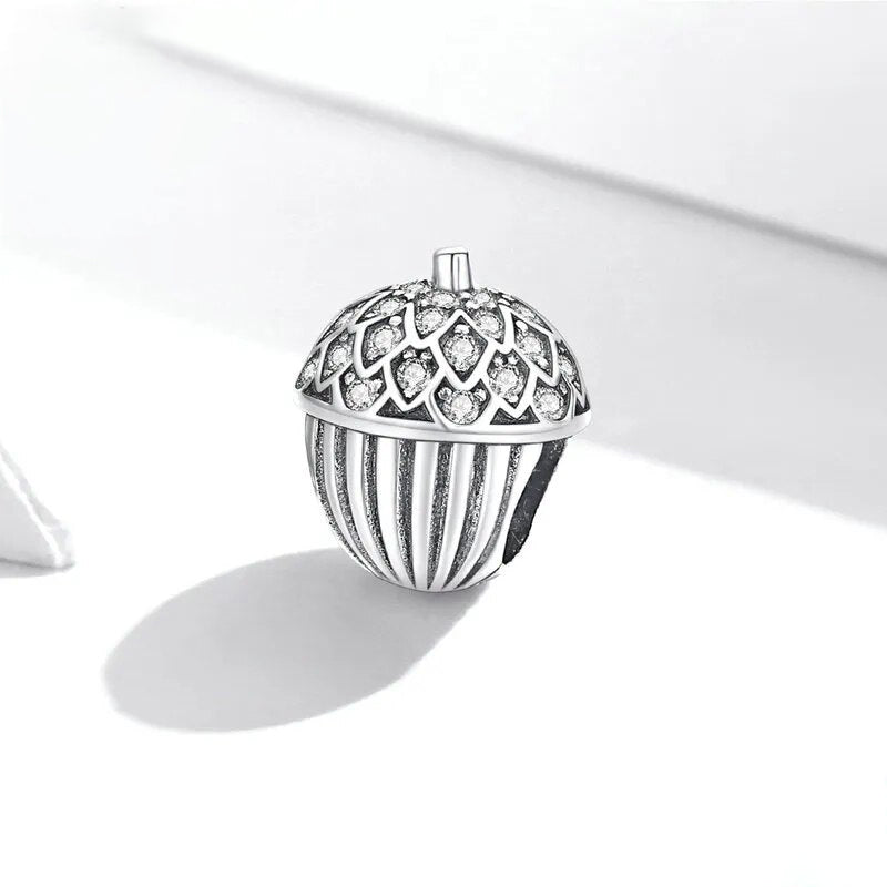 Charm noisette en argent - Korell charms