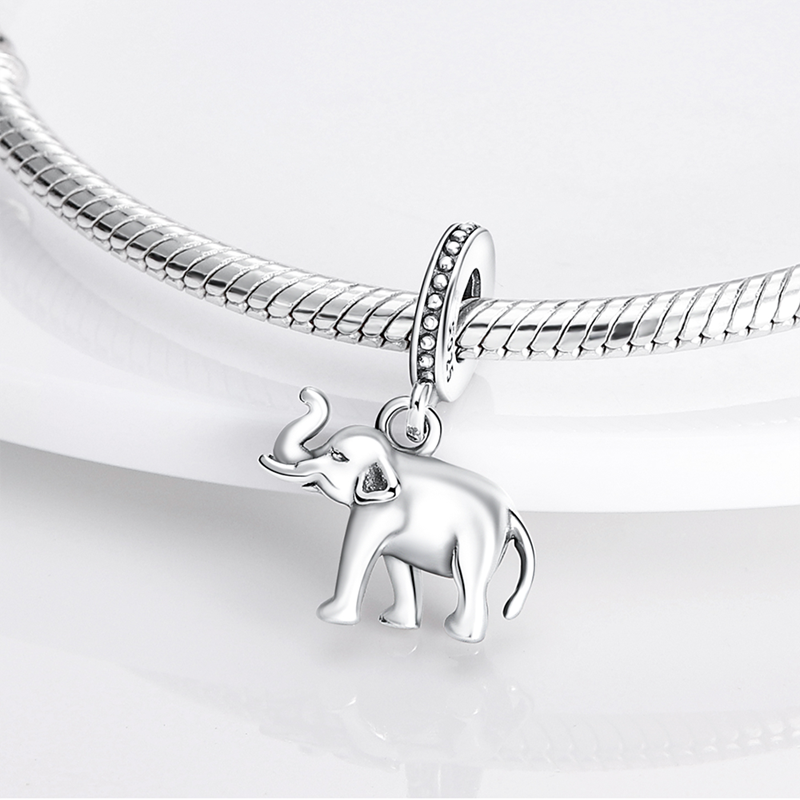 Charm pendentif éléphant en argent - Korell charms