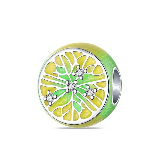 Charm tranche de citron en argent Default Title - Korell charms