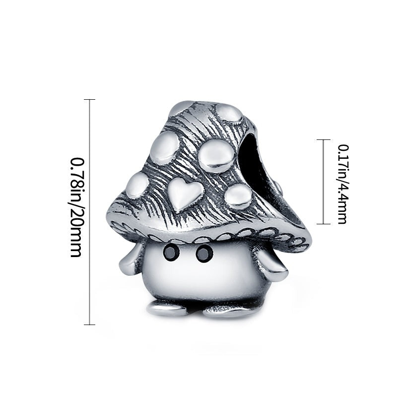 Charm personnage champignon en argent - Korell charms