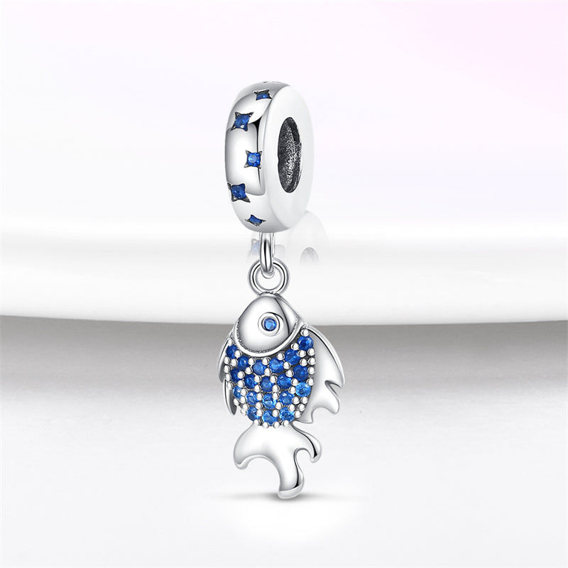 Charm pendentif poisson en argent - Korell charms