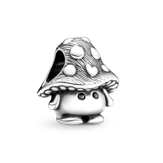 Charm personnage champignon en argent Default Title - Korell charms