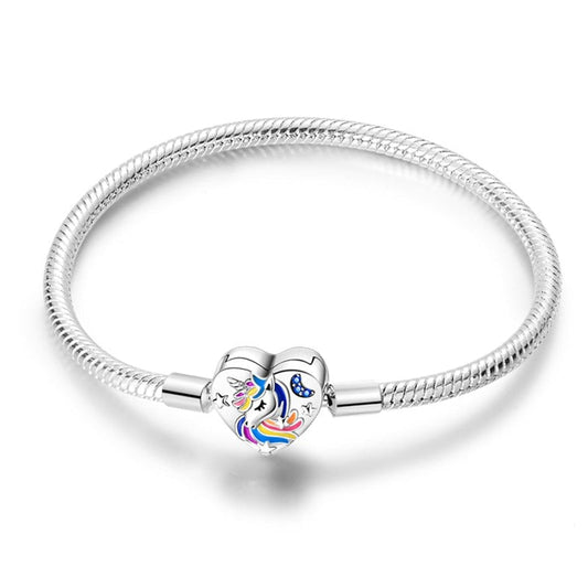 Bracelet pour charms licorne en argent - Korell charms