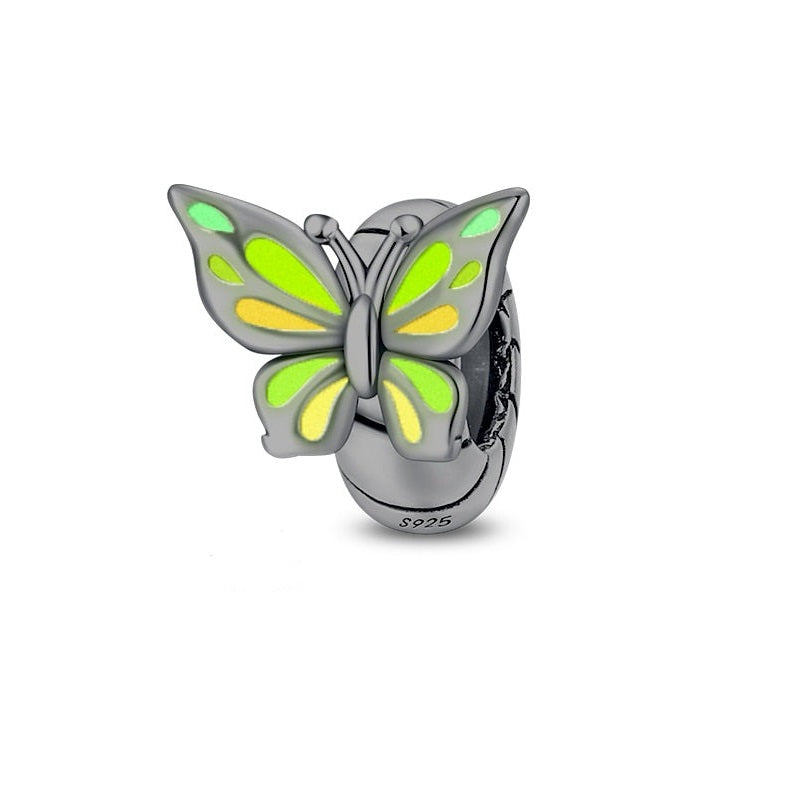 Charm espaceur papillon en argent - lumineux - Korell charms