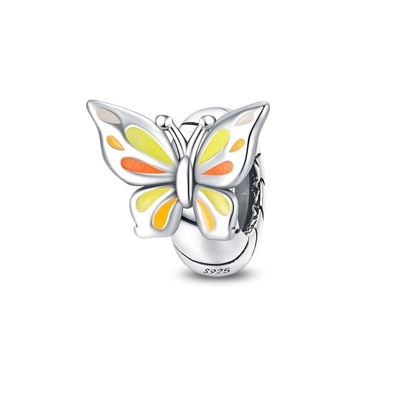 Charm espaceur papillon en argent - lumineux - Korell charms