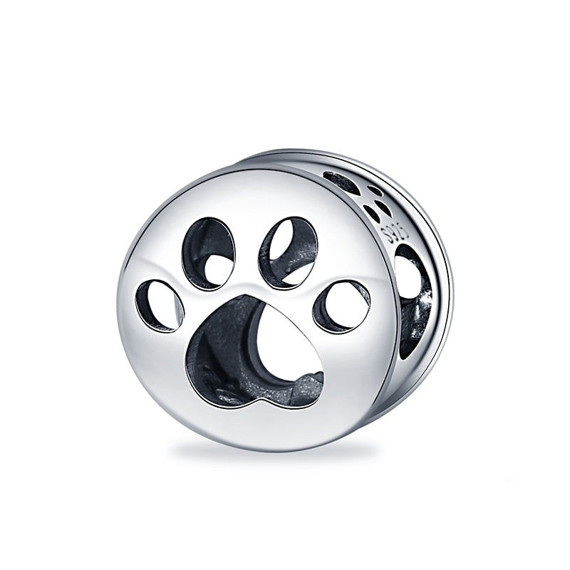 Charm patte de chien en argent Default Title - Korell charms