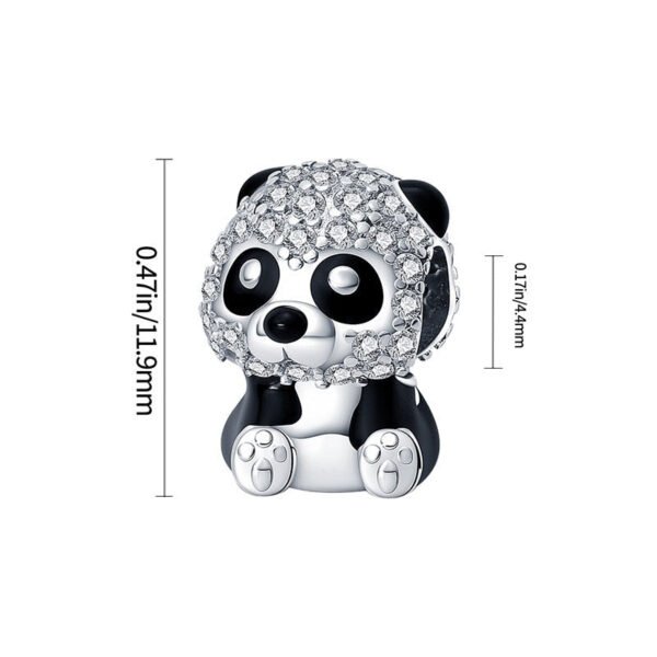 Charm panda en argent - Korell charms