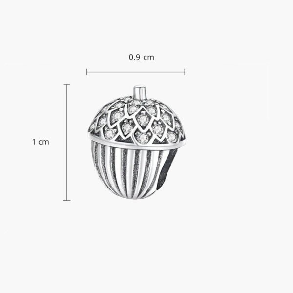 Charm noisette en argent - Korell charms