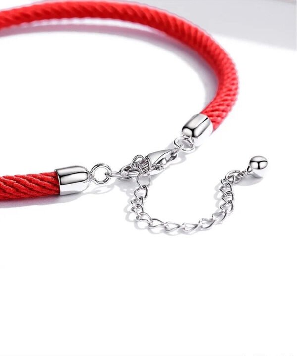 Bracelet Prestige corde tressée en argent plaqué platine - Korell charms