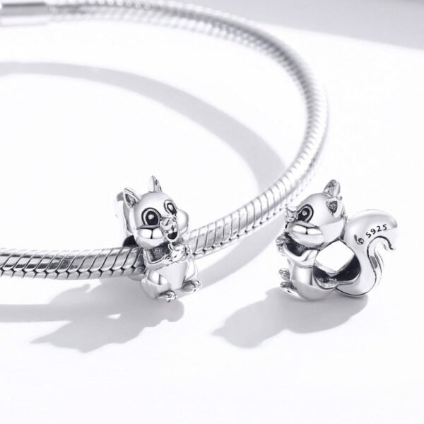 Charm écureuil en argent - Korell charms