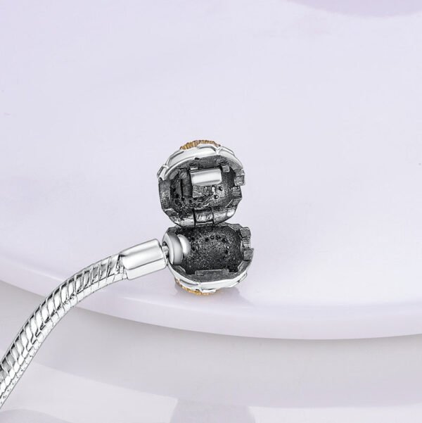 Bracelet pour charms lune étoiles et soleil en argent - Korell charms