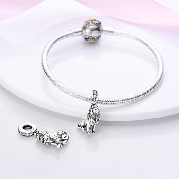 Charm pendentif lion en argent - Korell charms