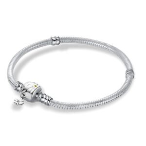 Bracelet pour charms marguerite en argent - Korell charms