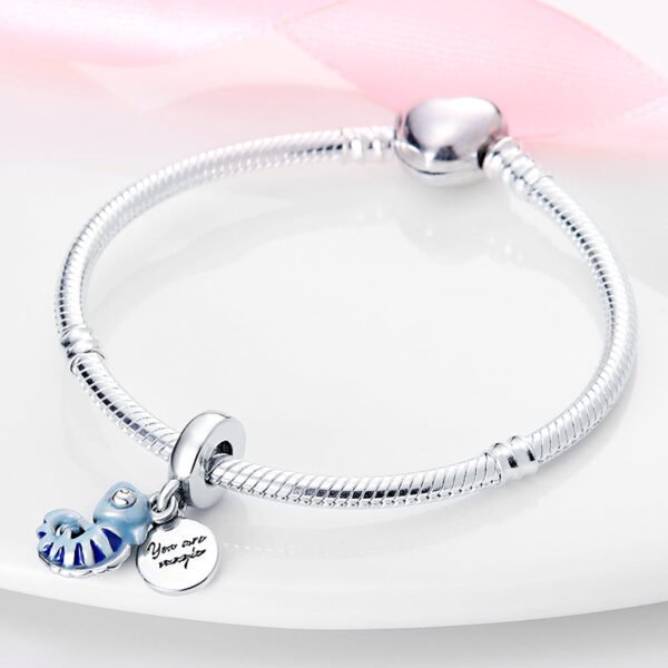 Charm pendentif caméléon en argent - change de couleur - Korell charms