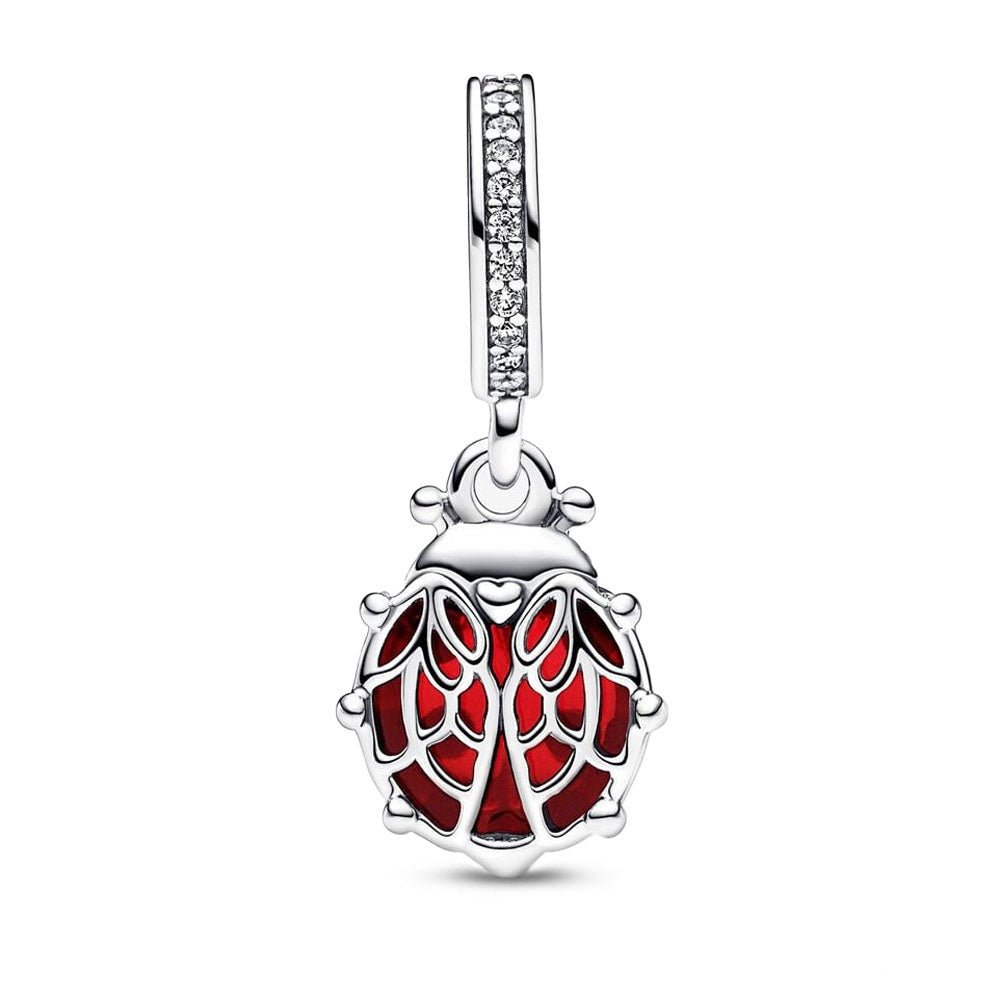Charm pendentif coccinelle en argent - Korell charms