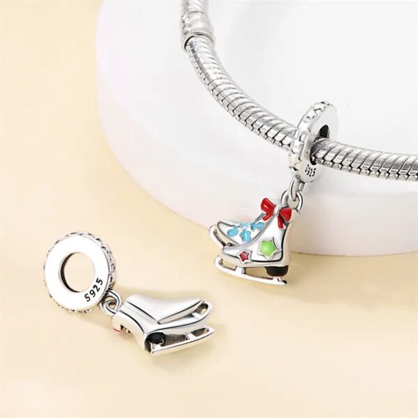 Charm patins à glace en argent - Korell charms