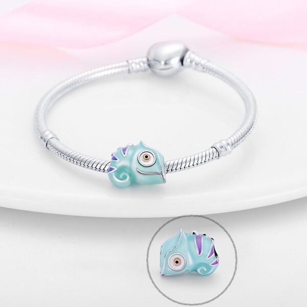 Charm caméléon en argent - change de couleur - Korell charms