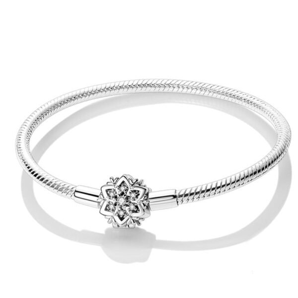Bracelet pour charms flocon en argent - Korell charms