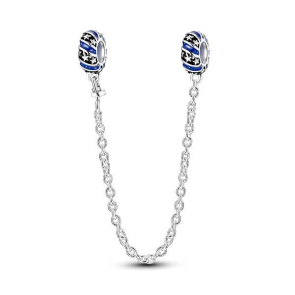 Charm chaine étoiles en argent - Korell charms