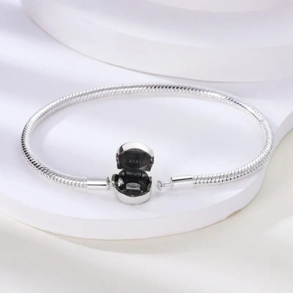 Bracelet pour charms lune, soleil et étoiles en argent - lumineux - Korell charms