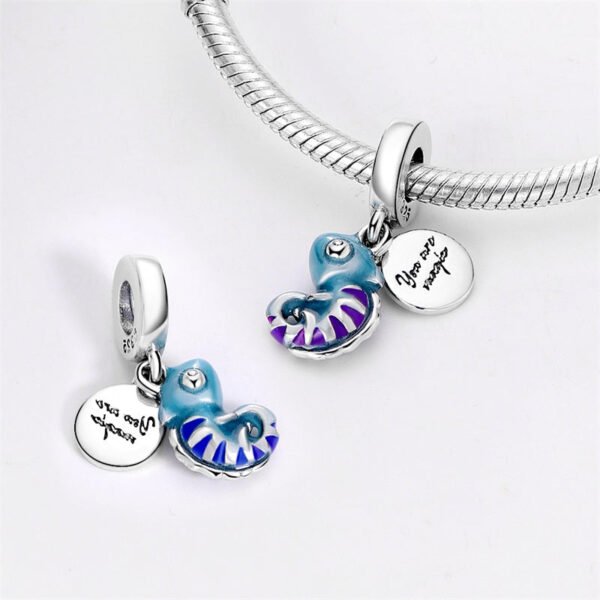Charm pendentif caméléon en argent - change de couleur - Korell charms