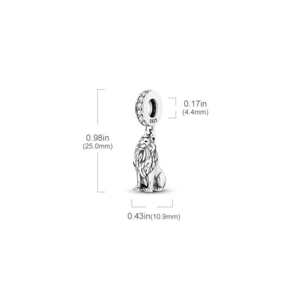 Charm pendentif lion en argent - Korell charms
