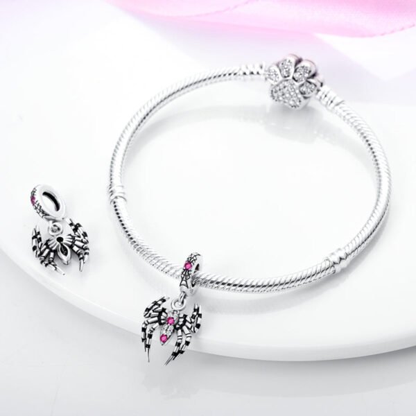 Charm pendentif araignée en argent - Korell charms