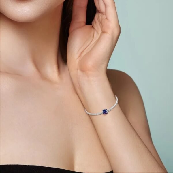 Charm perle ciel et étoiles en argent - Korell charms